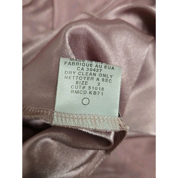 Laundry Shelli Segal Floral Maxi Dress Silk Blend Vintage Y2K Pink Women’s Sz 2 - Picture 9 of 13